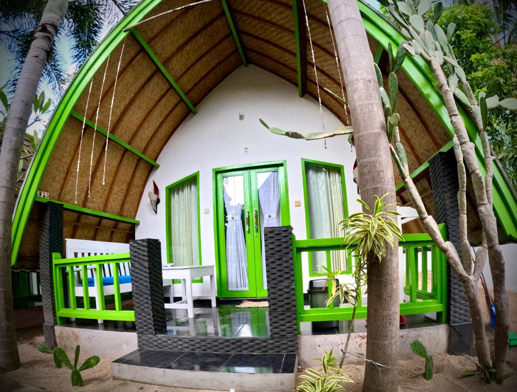 Kaktus Bungalow 4 Gili Air Esterno foto